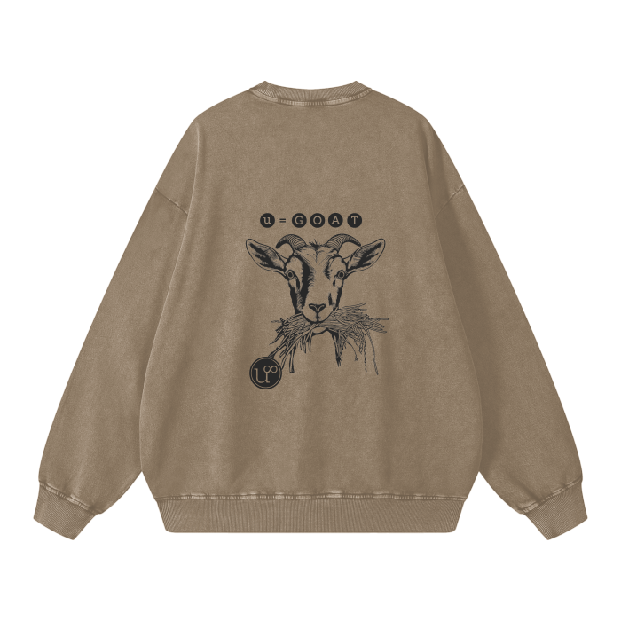 sweatshirt,goat,men's sweatshirt,women's sweatshirt,unisex sweatshirt