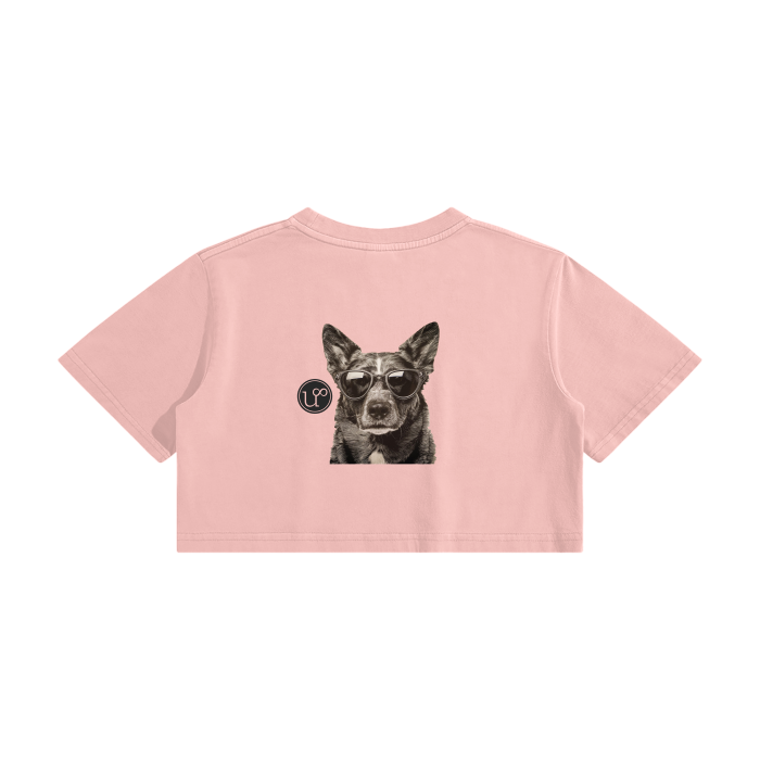 rizz,u=rizz,crop top,cropped tee,cropped tshirt,women's tee,women's tshirt,dog tshirt