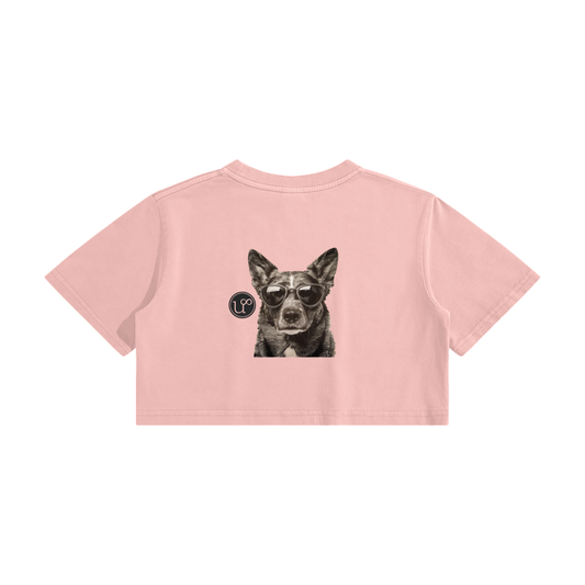 rizz,u=rizz,crop top,cropped tee,cropped tshirt,women's tee,women's tshirt,dog tshirt