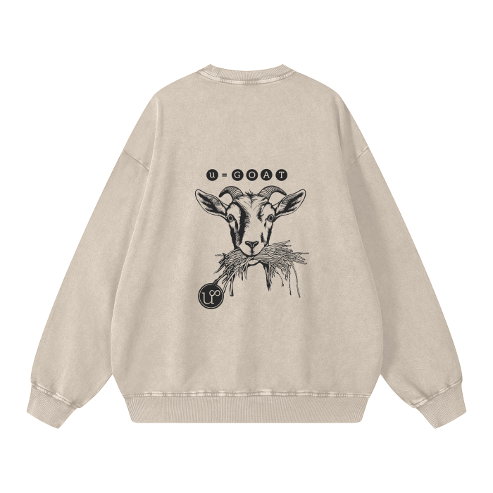 sweatshirt,goat,men's sweatshirt,women's sweatshirt,unisex sweatshirt