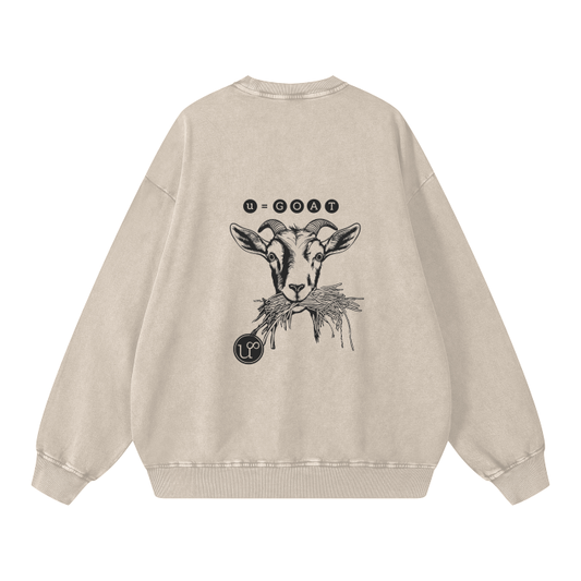sweatshirt,goat,men's sweatshirt,women's sweatshirt,unisex sweatshirt