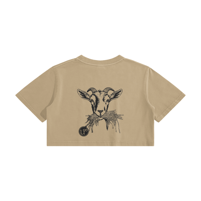 goat,crop top,crop tee,crop t-shirt,unisex tee,unisex t-shirt,women's tee,women's t-shirt,women's crop top