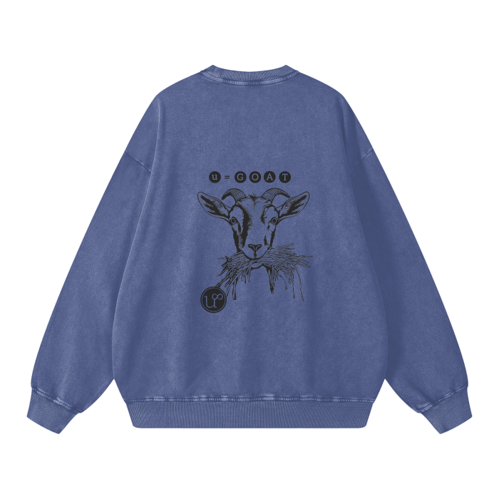 sweatshirt,goat,men's sweatshirt,women's sweatshirt,unisex sweatshirt
