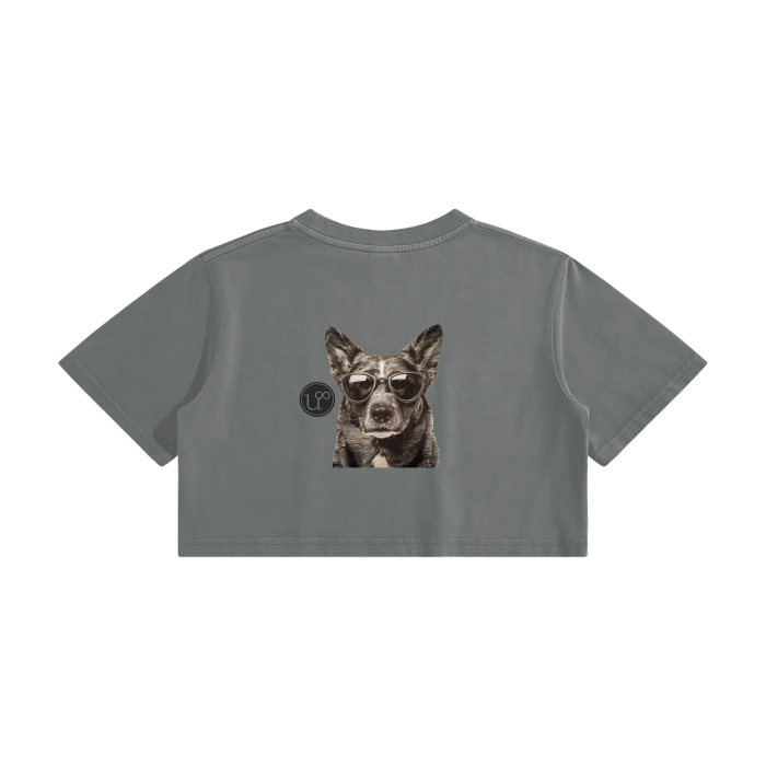 rizz,u=rizz,crop top,cropped tee,cropped tshirt,women's tee,women's tshirt,dog tshirt