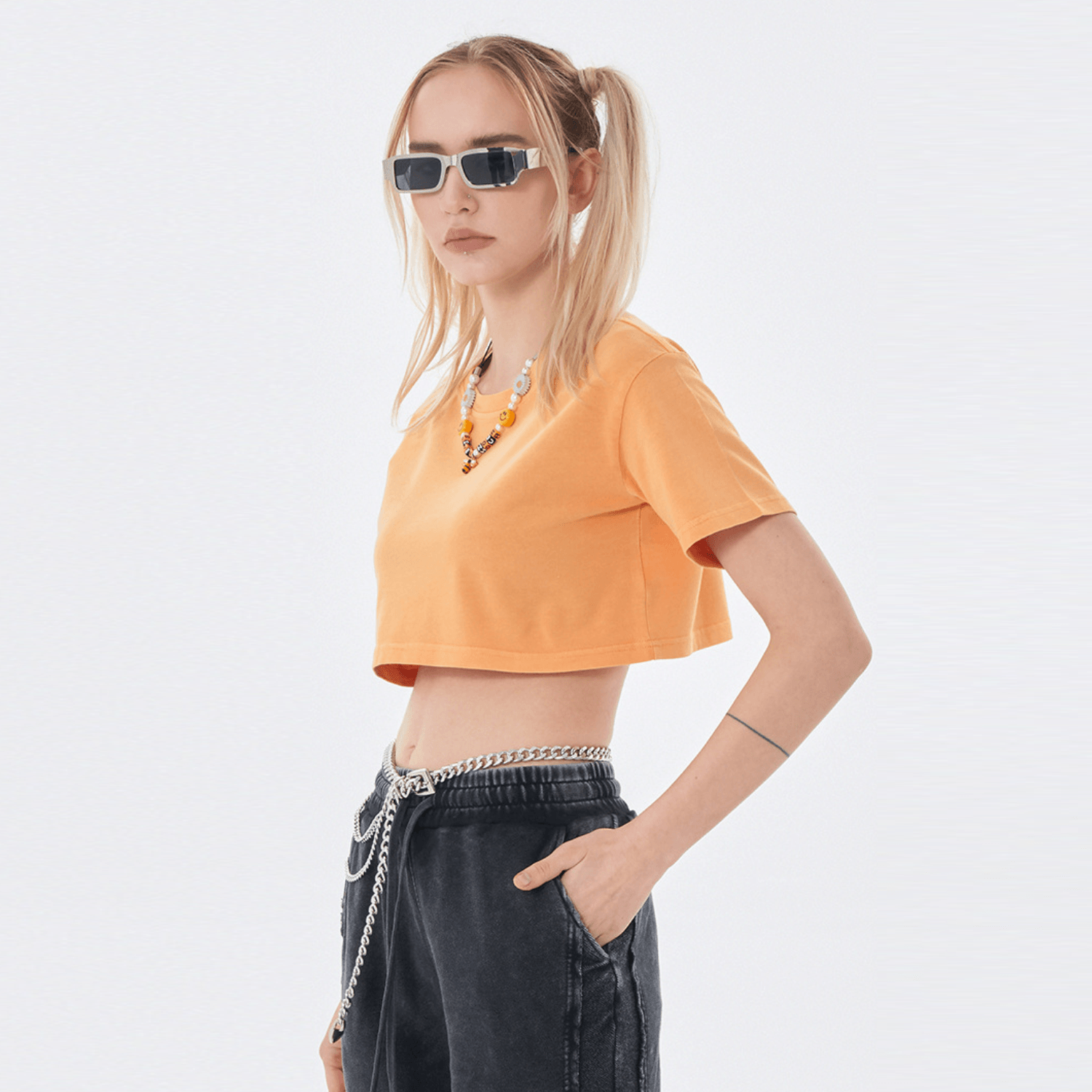 tee, crop, women's crop, crop top, women's t-shirt, u=lit